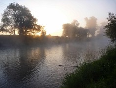 miluji rána, když je nad vodou mlha