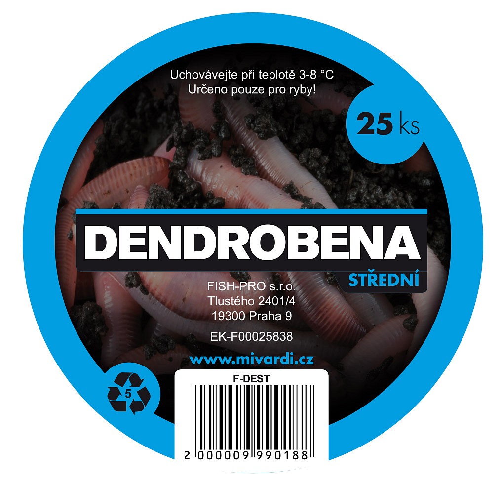 Dendrobena střední 25ks