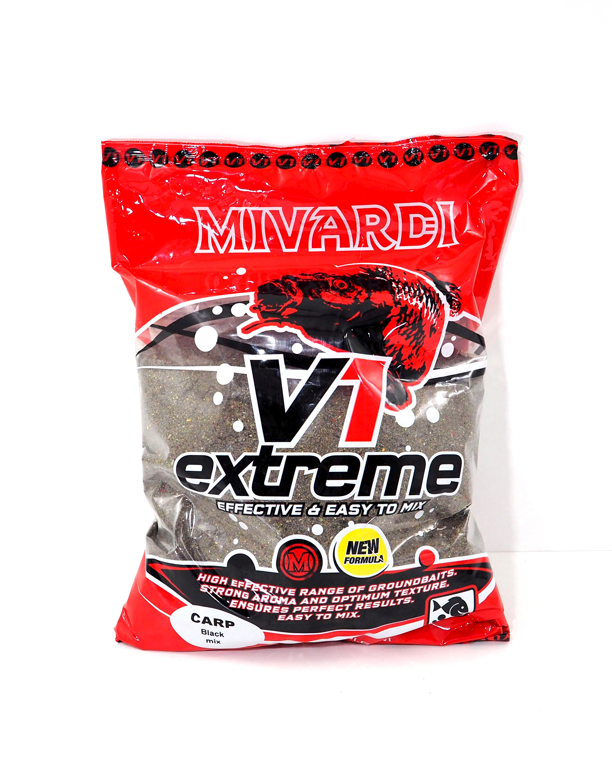 Vnadící směs Mivardi V1 Carp Black Mix 2,85kg