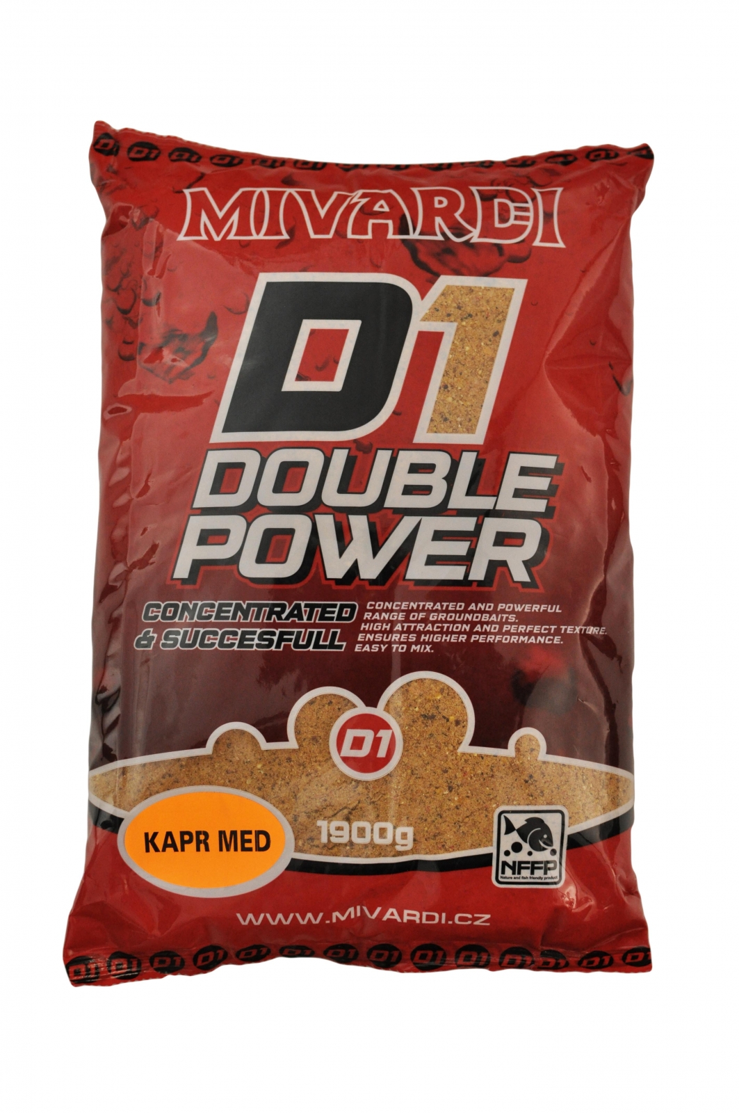 Vnadící směs Mivardi D1 Kapr Med 1,9 kg