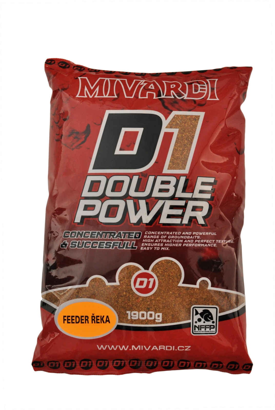 Vnadící směs Mivardi D1 Feeder Řeka 1,9 kg