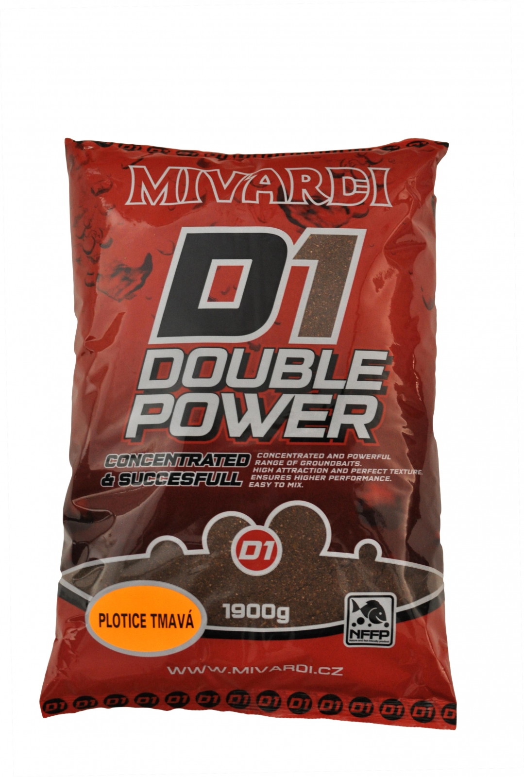 Vnadící směs Mivardi D1 Plotice Tmavá 1,9 kg