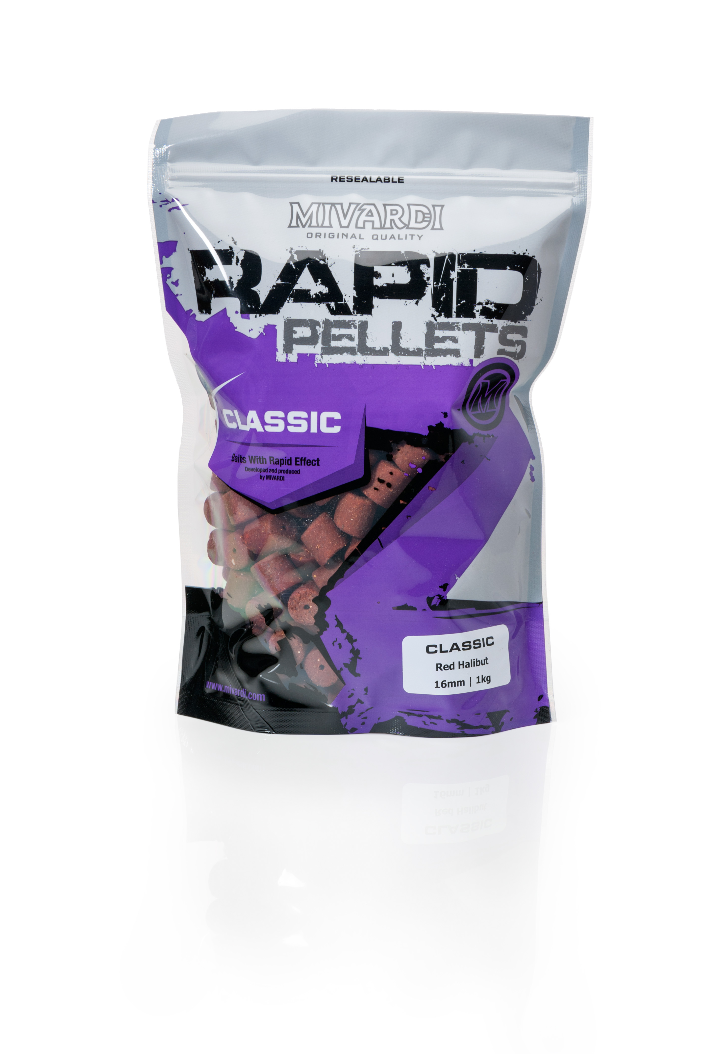 Pelety Mivardi Rapid Classic Red Halibut 1kg 20mm