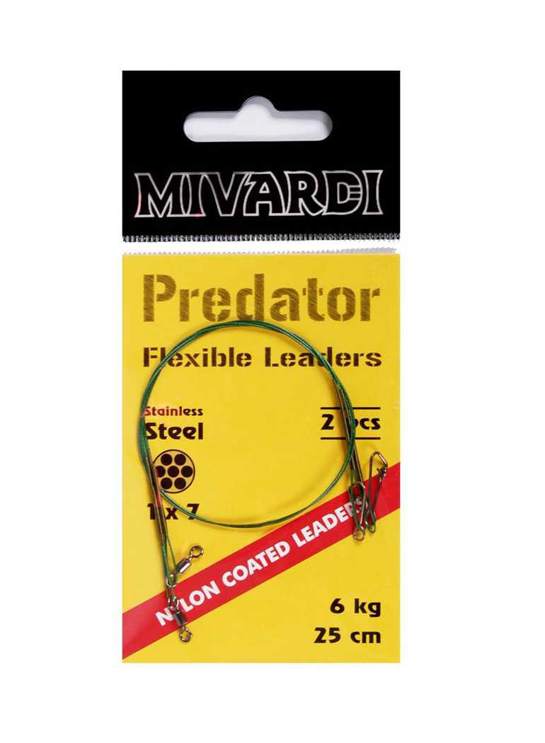 MIVARDI Mivardi Predator 45cm - lanko obratlík + karabinka 12kg (2ks)
