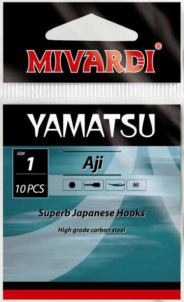 Háčky Mivardi Yamatsu Aji 10ks #10