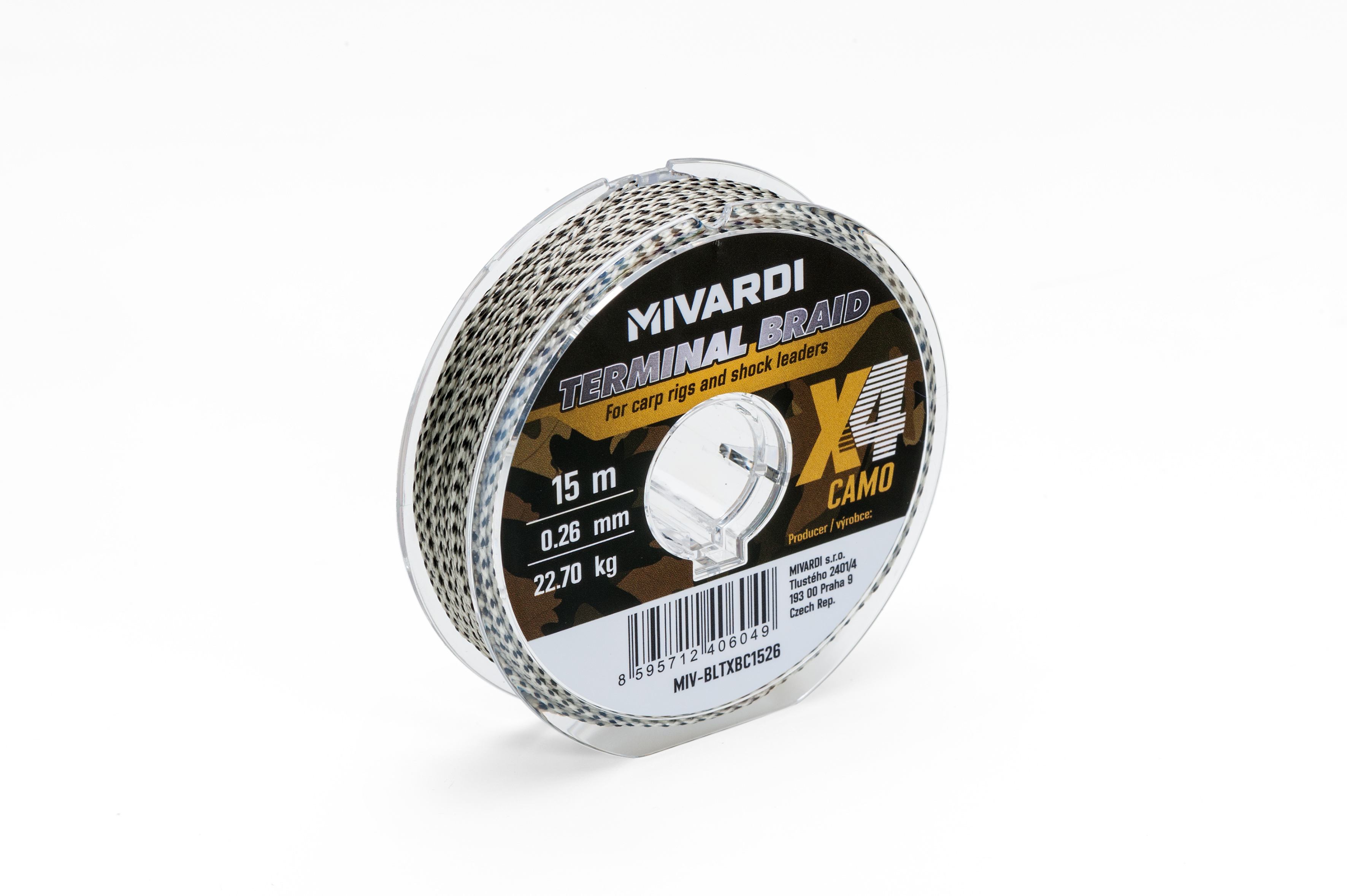 MIVARDI Terminal X4 braid 0.10mm - camo