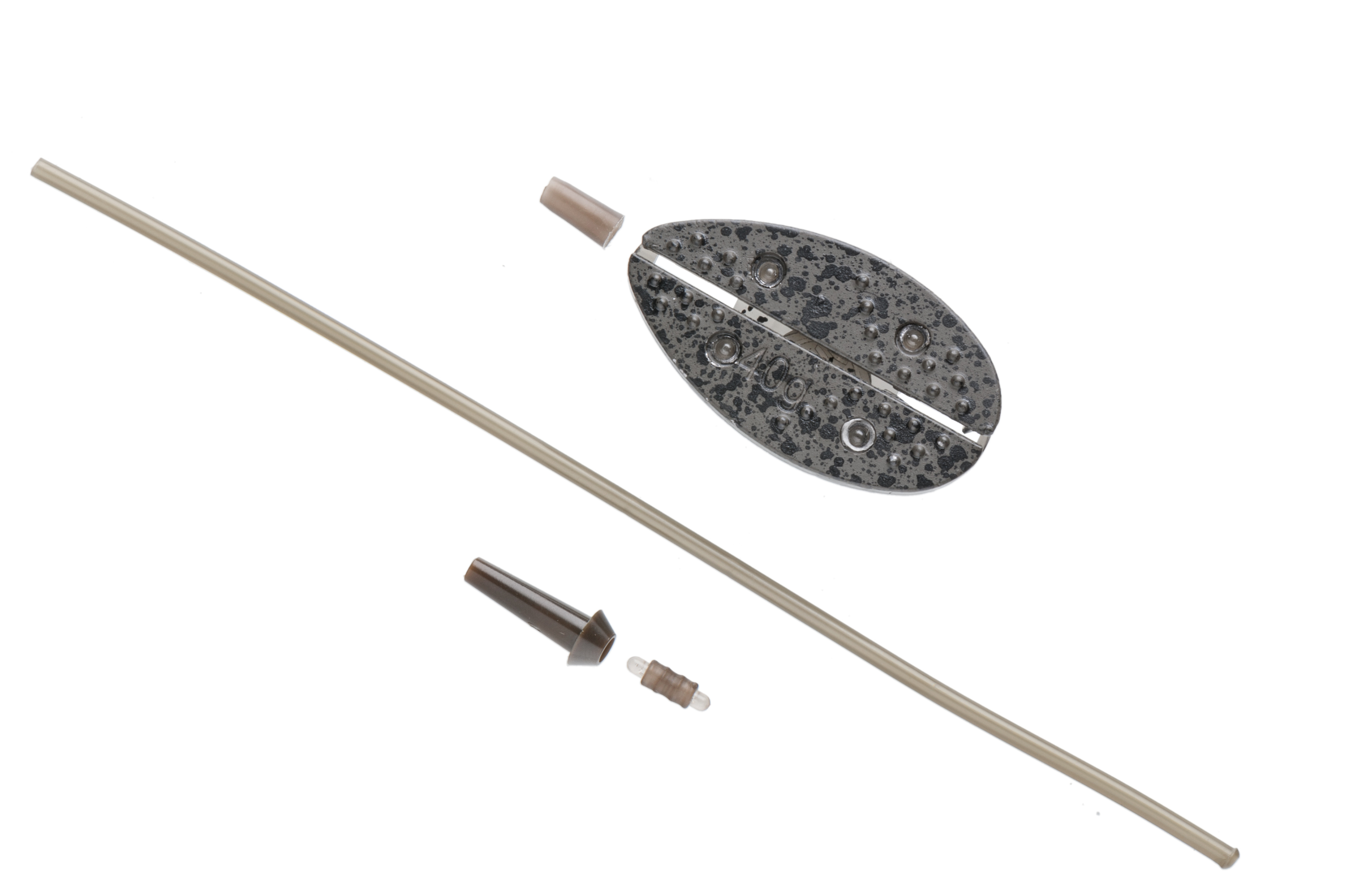 MIVARDI Sada rychlovýměnných method krmítek QMR Flat XL long 50g + 60g + mould