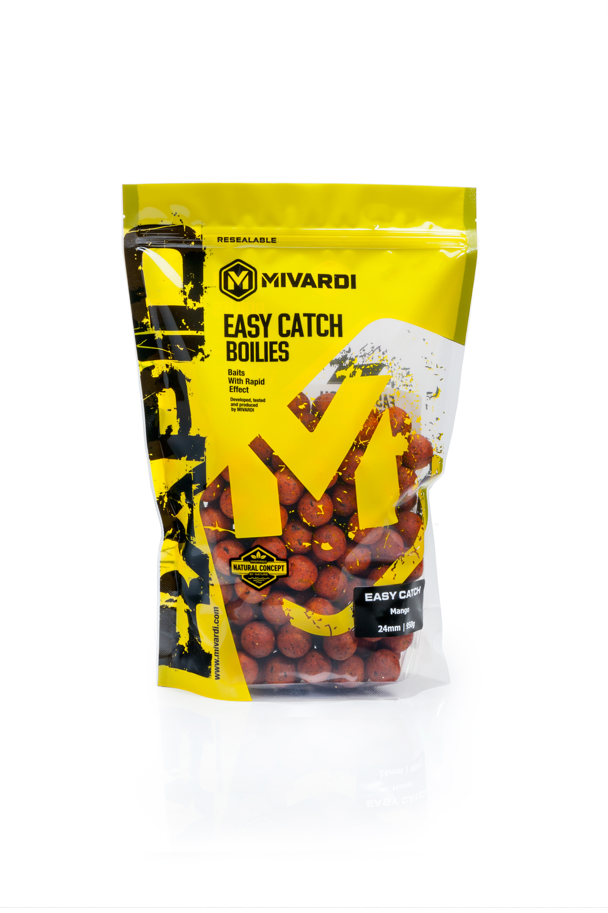 MIVARDI Rapid Boilies Easy Catch - Mango (950g | 24mm)