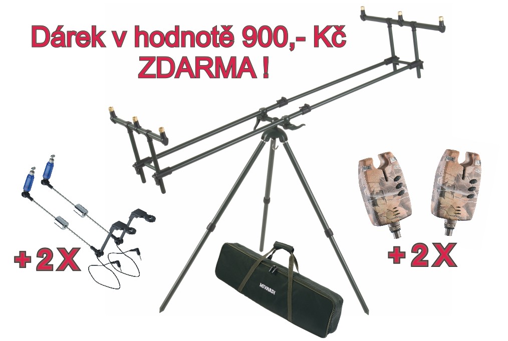 AKCE - Tripod Premium + ZDARMA 2 x Sounder Easy a 2 x SWINGARM No.130