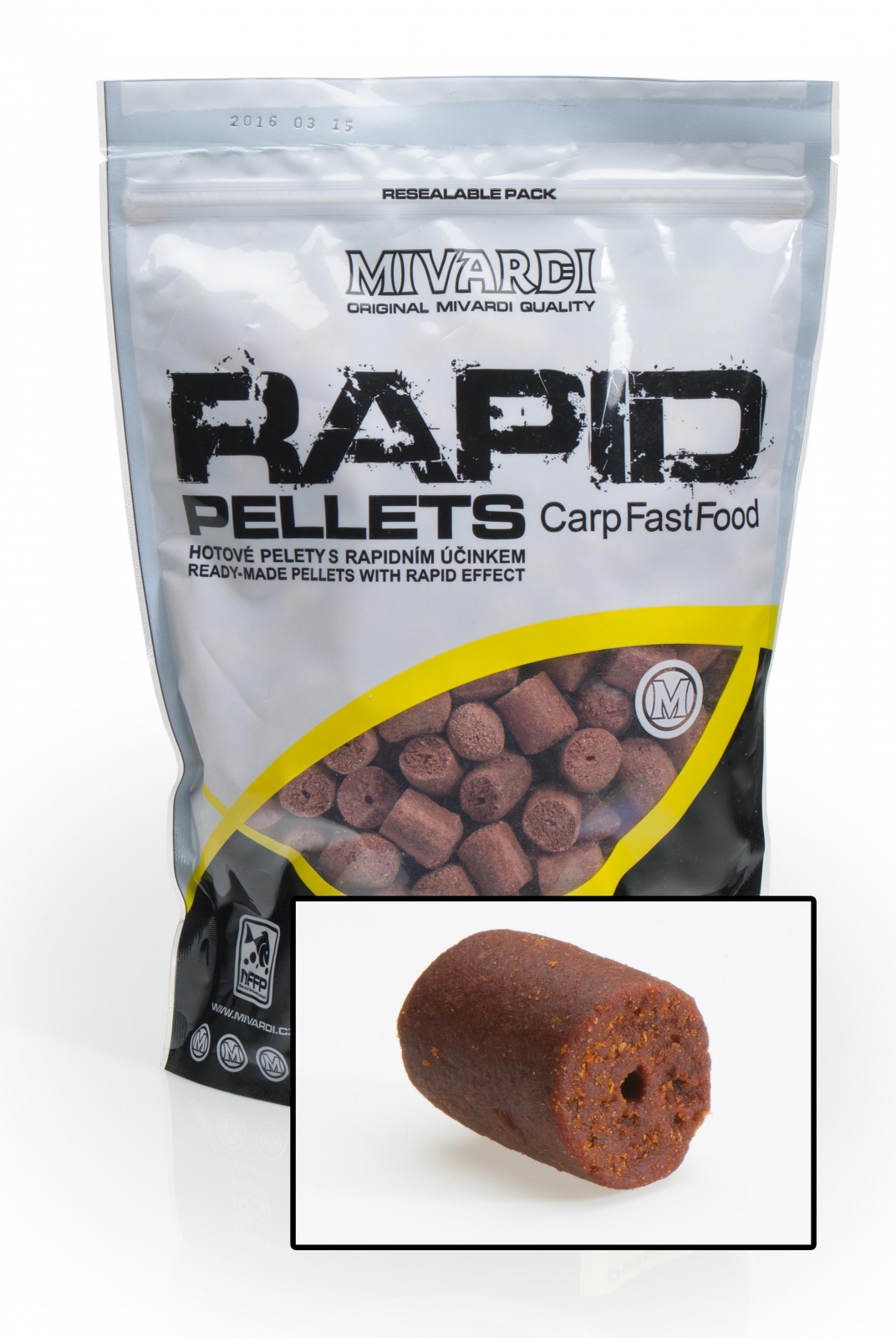 MIVARDI Pelety Rapid Extreme - Robin Red 16mm (1kg)
